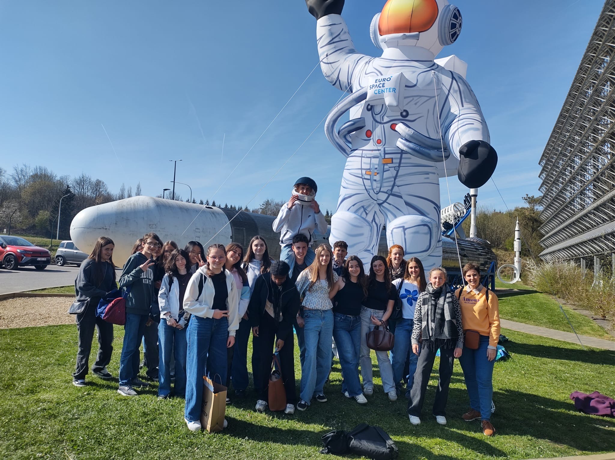 Photos de l’excursion des 4GT EDJ à l’Euro Space Center